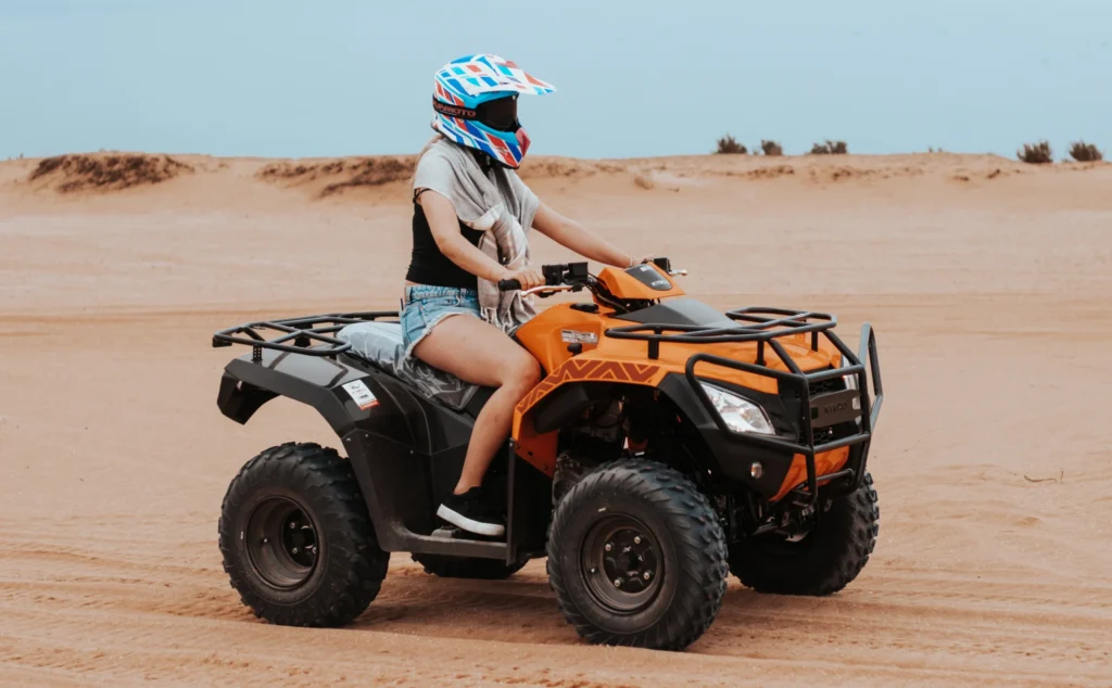 Quad Bike In Timlalin Desert Agadir
