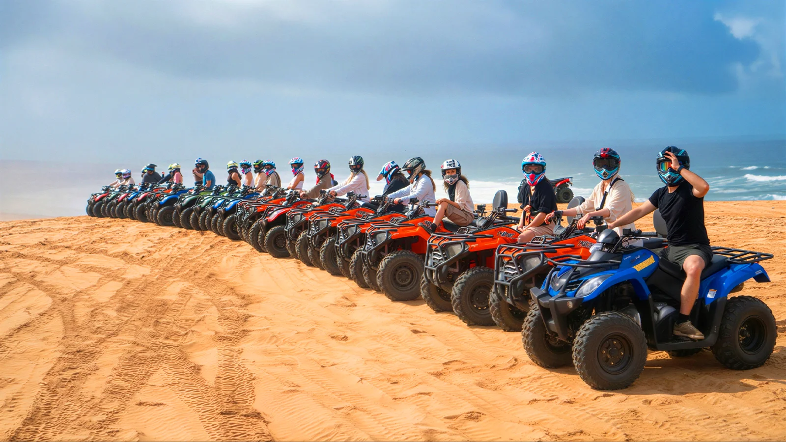 Quad Bike In Timlalin Desert Agadir