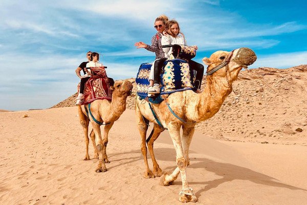 Camel Ride in Timlalin Desert